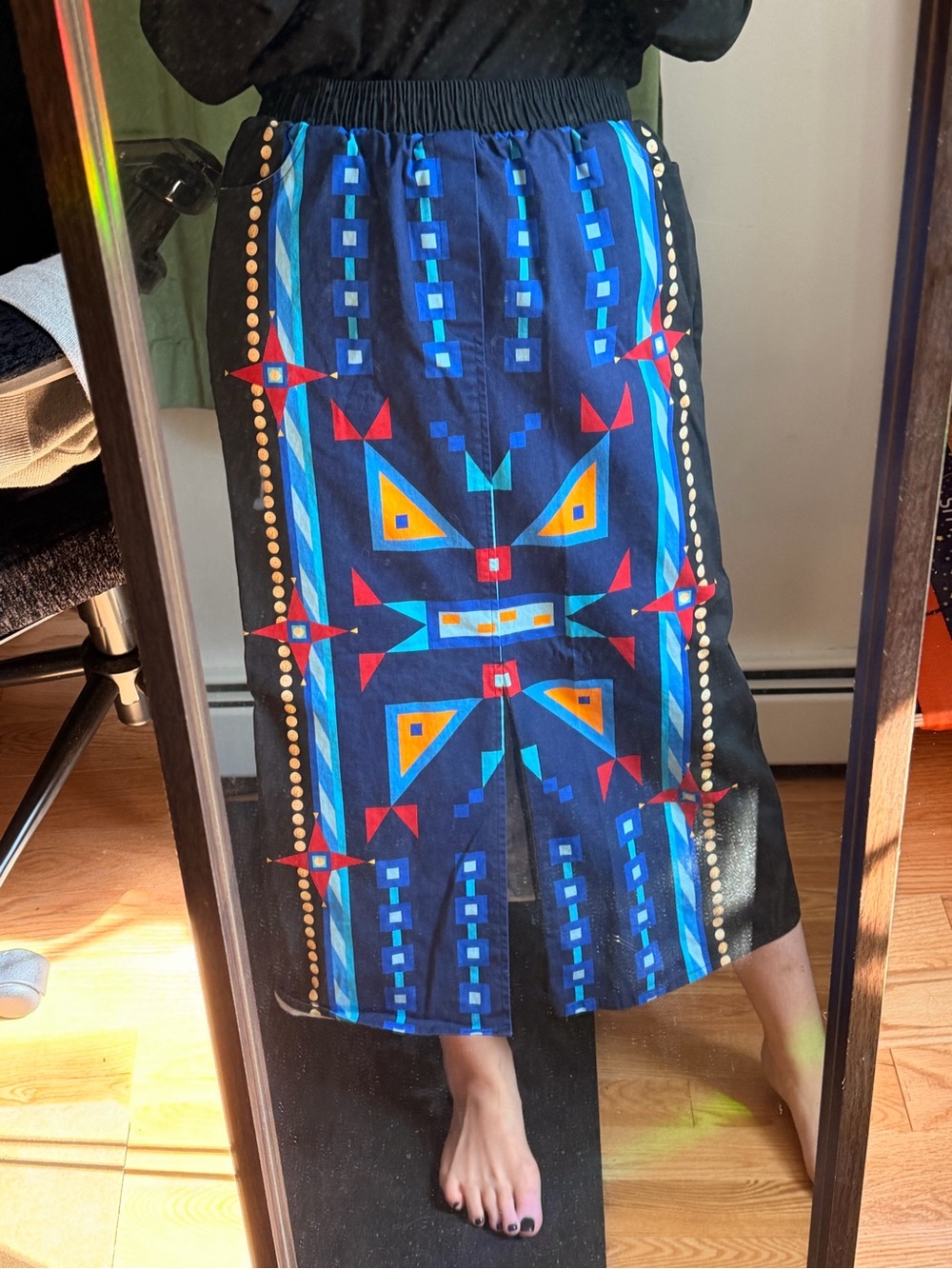 Jamie Okuma Geometric Star Cotton Skirt